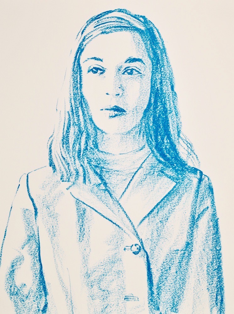Marisol Escobar 24x18 oil pastel on watercolor paper 2020
