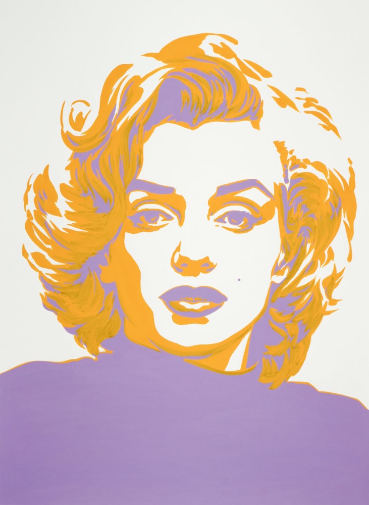 Marilyn Monroe 2  30x22 gouache on watercolor paper