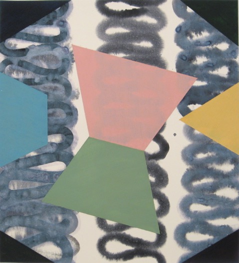 Crystalline (color) 1997 11x10 mixed media on paper

