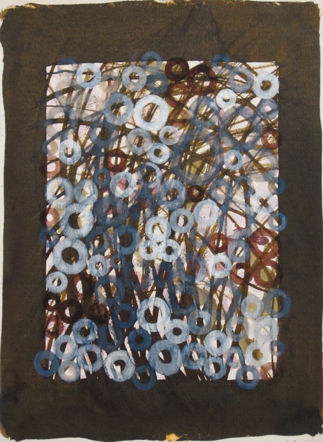 Untitled 1997 15x11 mixed media on paper
