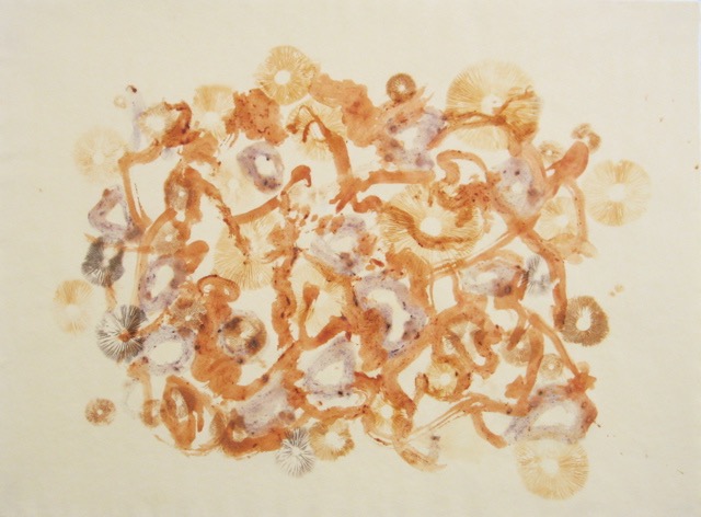 Untitled 1998 15x20 natural dyes on paper

