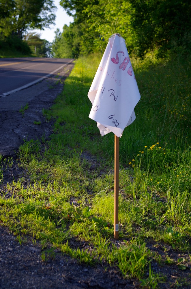 Ghost epehemeral site specific found construction 2019
