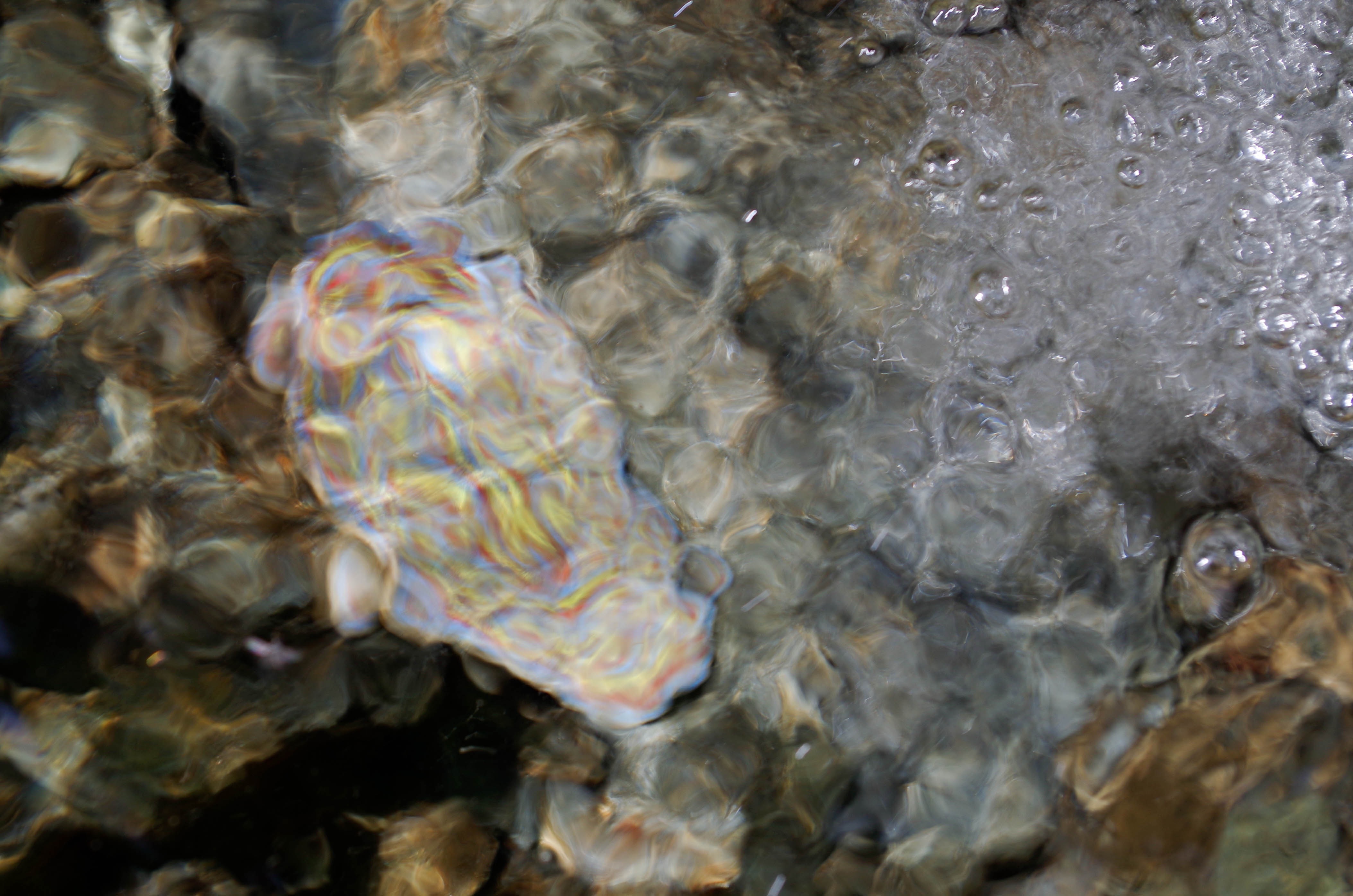 42.662343,-73.170475 2017 mixed media on rock
