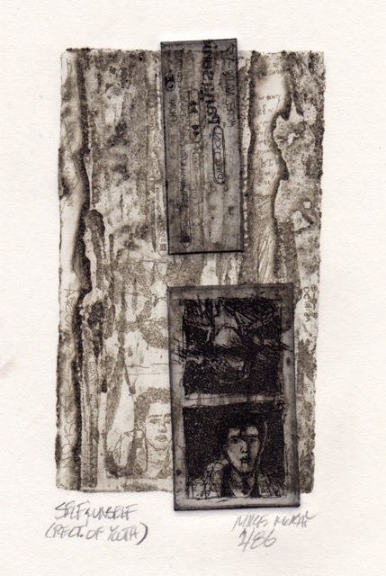 Self & Unself (Rectification of Youth) 1986 6x4 etching