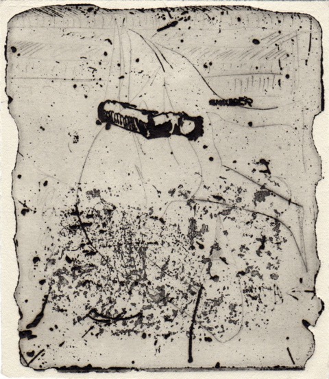 Smoulder 1987 5.5x6 etching