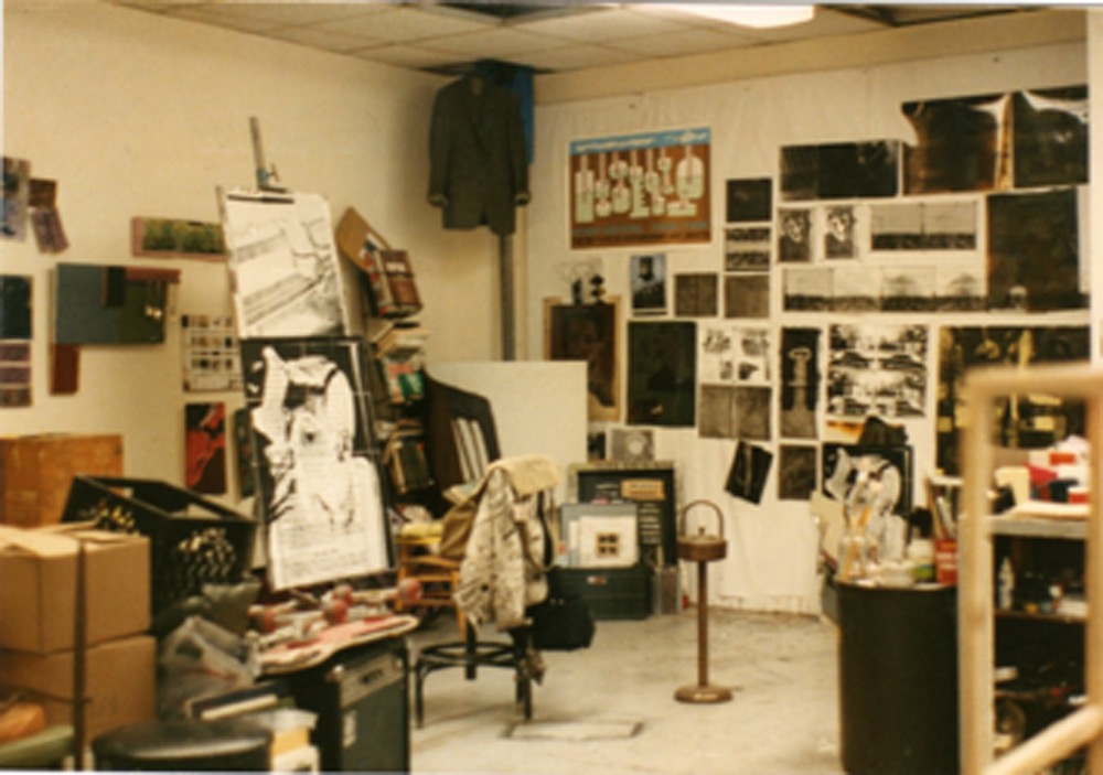 studio view MCA 1988 contains at least 37 abandoned/destroyed works