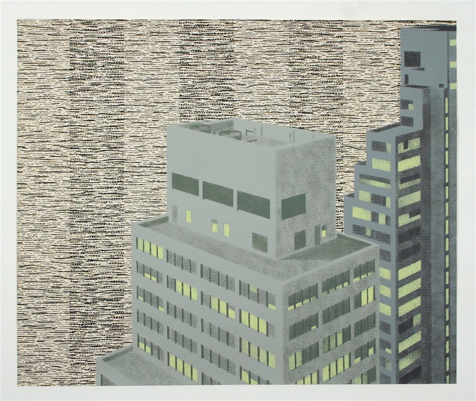 Untitled (NYC) 1 2009 23x27.5 acrylic on paper