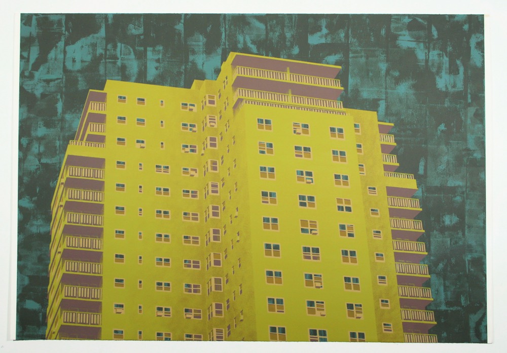 305 W23rd St (brownout) 2010 30x43 acrylic on paper
