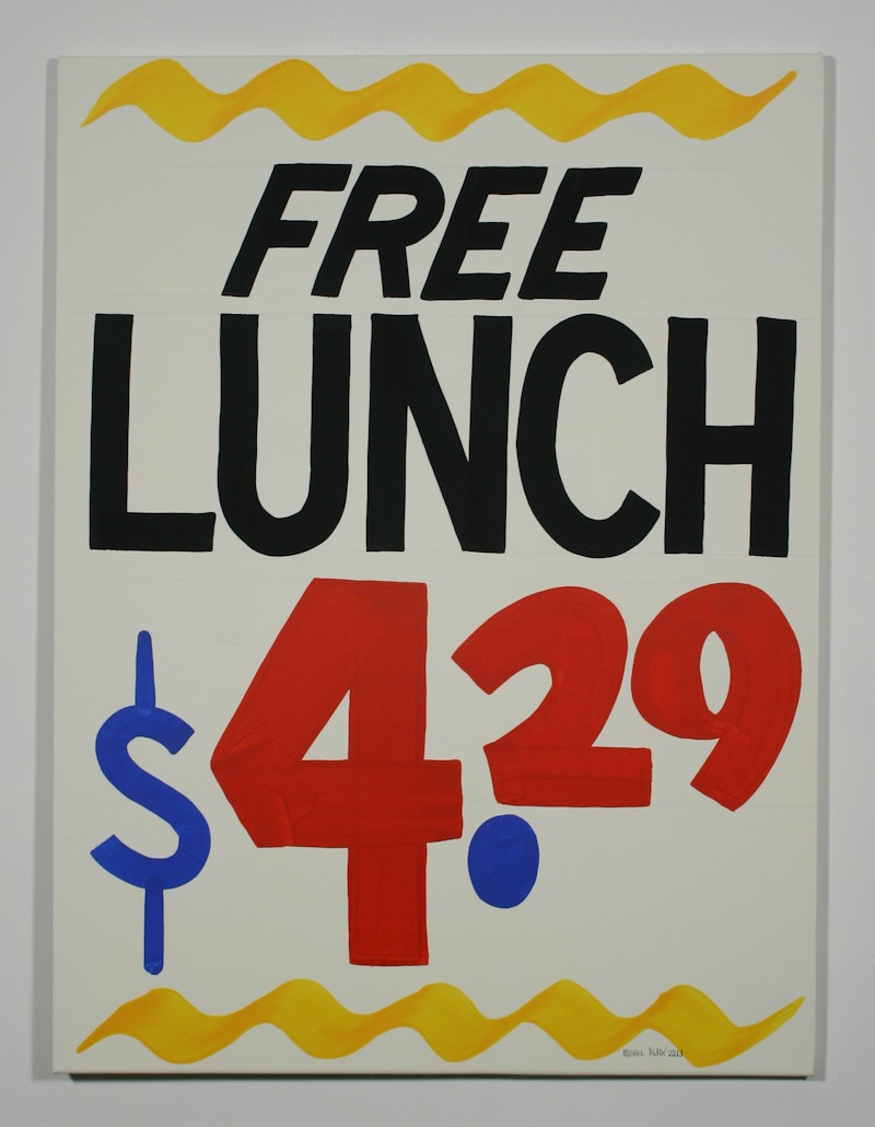 Free Lunch 24x32 mixed media on canvas SOLD