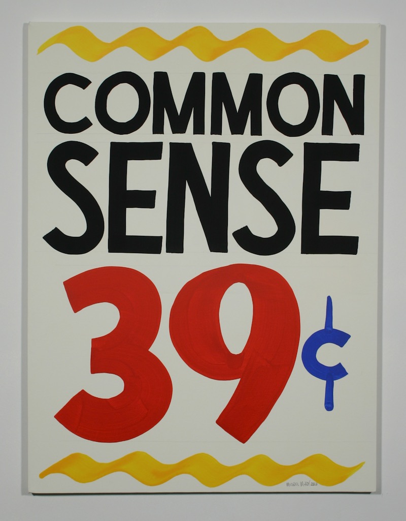 Common Sense 24x32 mixed media on canvas