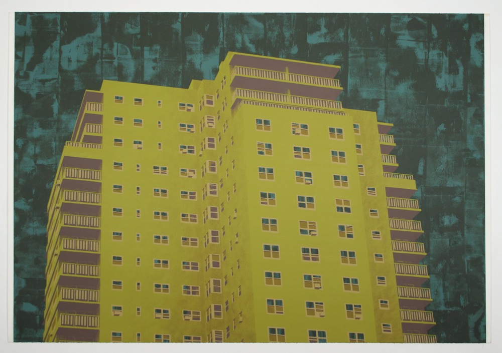 305 W 23rd St (brownout) 2010 30x43 acrylic on paper
